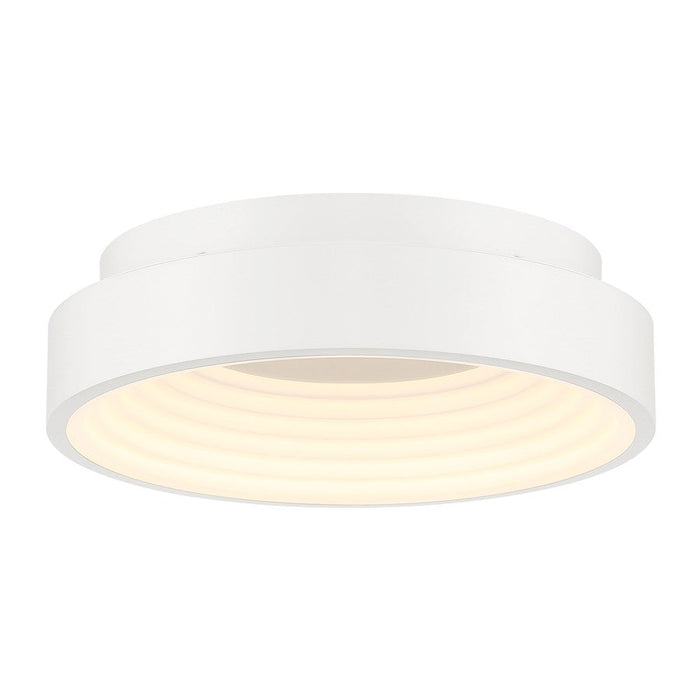 Minka George Kovacs Conc LED 15" Flush Mount, Matte White - P5551-44B-L