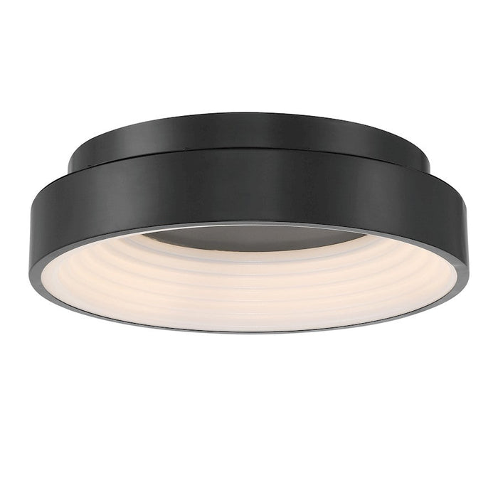 Minka George Kovacs Conc LED 15" Flush Mount, Coal - P5551-66A-L