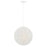 Minka George Kovacs Entwined 1 Light 16" Pendant, Matte White - P5570-44B