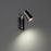 Modern Forms Stylus 11" LED Reading Light 3000K, Black Gold/White