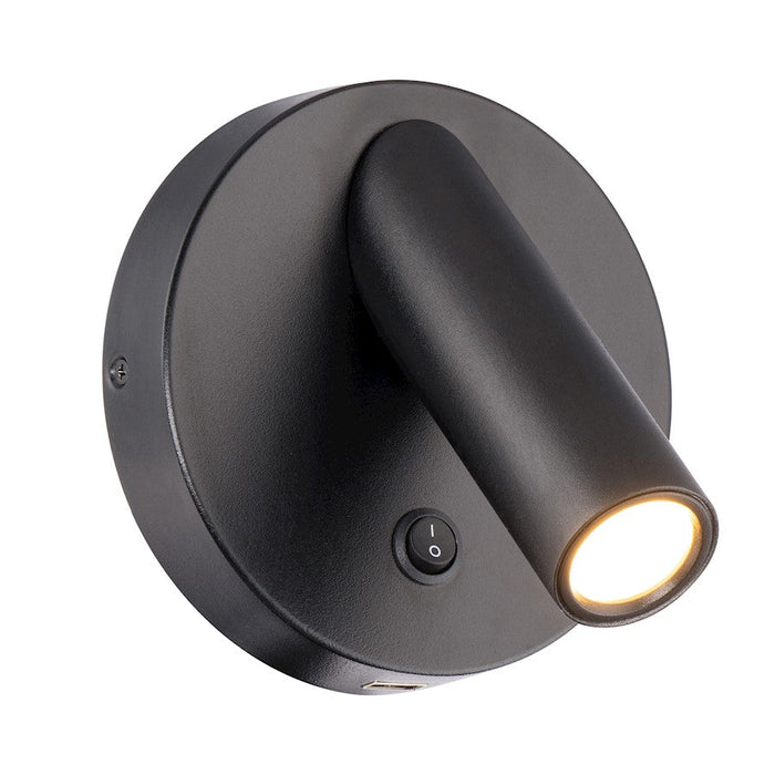 Modern Forms Aspire 5" LED Reading Light 3000K, Black - BL-46305-BK