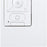 Modern Forms RF Ceiling Fan Wall Control/Single Pole Wallplate, White - F-WC-WT