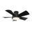 Modern Forms Vox 5 Blade LED Flush Ceiling Fan, Matte Black