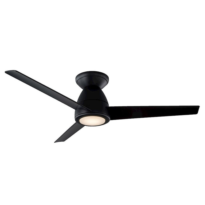 Modern Forms Tip Top 1-LT 44" 3500K, Flush Mount Fan, Black - FH-W2004-44L-35-MB