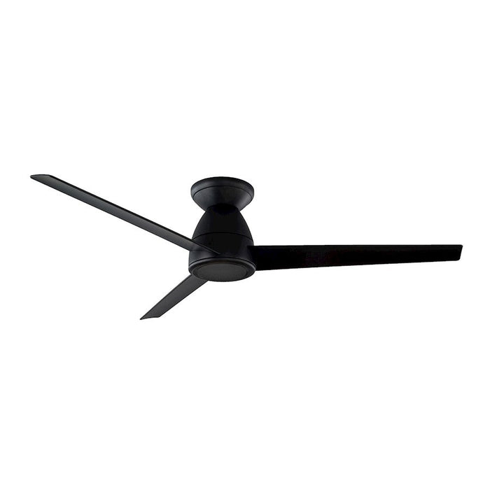 Modern Forms Tip Top 1-LT, Flush Mount Fan, Black