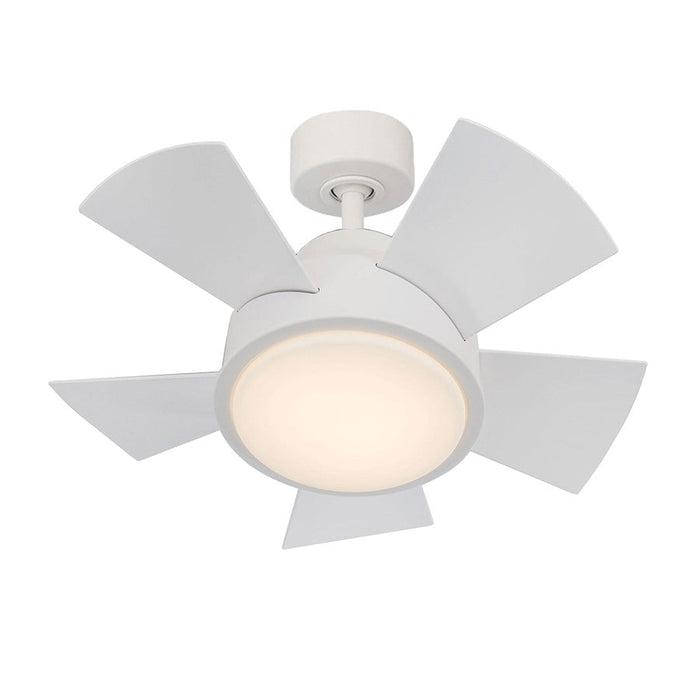 Modern Forms Vox 5 Blade LED Ceiling Fan, 3000K, White/White - FR-W1802-26L-MW