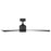 Modern Forms Lotus 1 Light, Ceiling Fan, Black