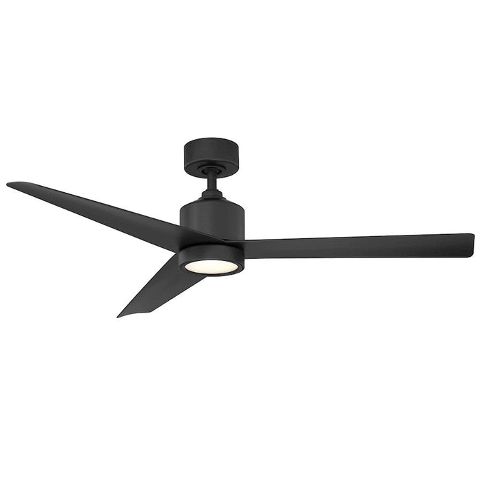 Modern Forms Lotus 1 Light 3000K, Ceiling Fan in Matte Black - FR-W1809-54L-MB