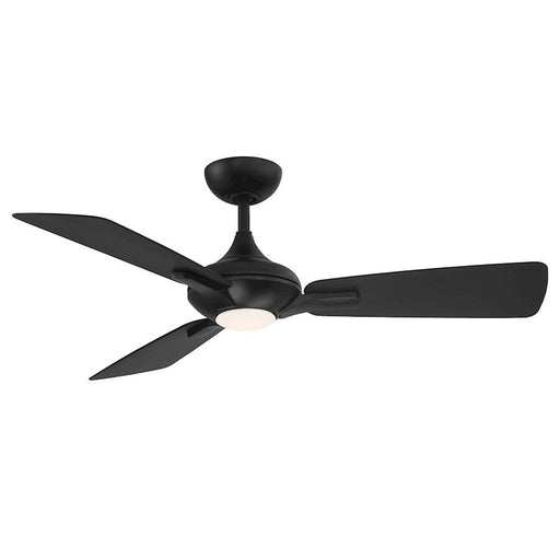 Modern Forms Mykonos 1-LT 3-Blade 2700K, Ceiling Fan, Black - FR-W1819-52L-27-MB