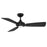 Modern Forms Mykonos 1-LT 3-Blade, Ceiling Fan, Black