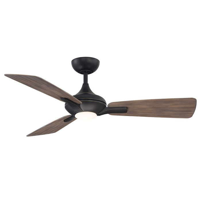 Modern Forms Mykonos 1-LT 3-Blade 2700K Ceiling Fan, Bronze - FR-W1819-52L27OBBW