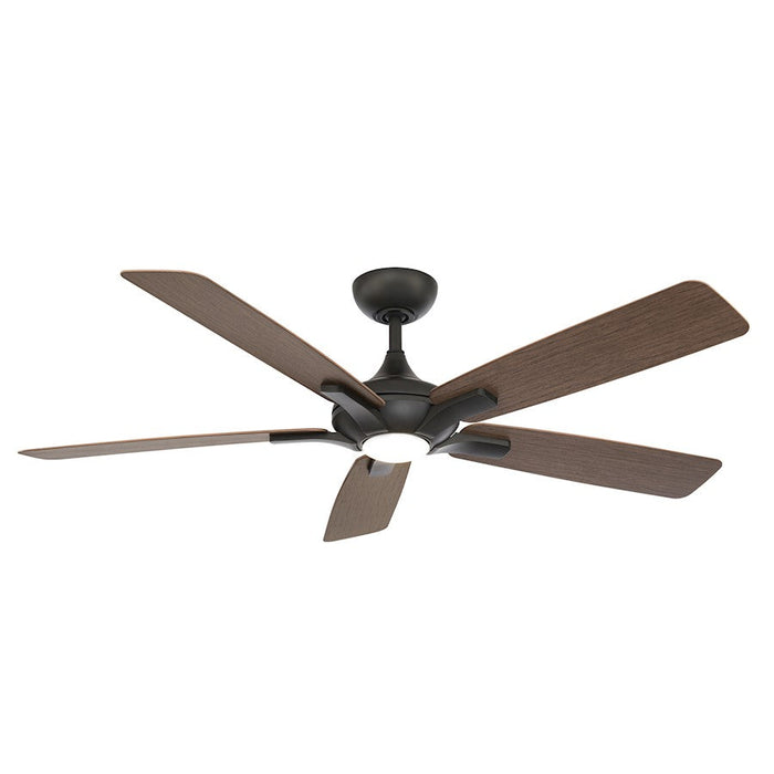 Modern Forms Mykonos 1-LT 5-Blade 3000K Ceiling Fan, Walnut - FR-W2008-60L-BZ-DW