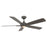 Modern Forms Mykonos 1-LT 5-Blade 3000K Ceiling Fan, Graph - FR-W2008-60L-GH-WW