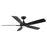 Modern Forms Mykonos 1 Light 5-Blade 3000K, Ceiling Fan, Black - FR-W2008-60L-MB