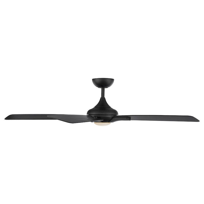 Modern Forms Mykonos 1 Light 5-Blade 3000K, Ceiling Fan, Black