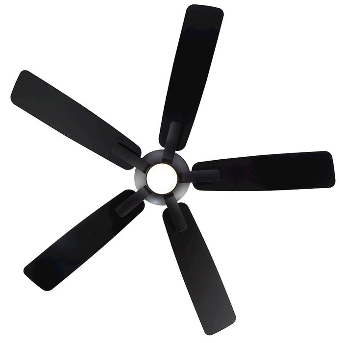 Modern Forms Mykonos 1 Light 5-Blade 3000K, Ceiling Fan, Black