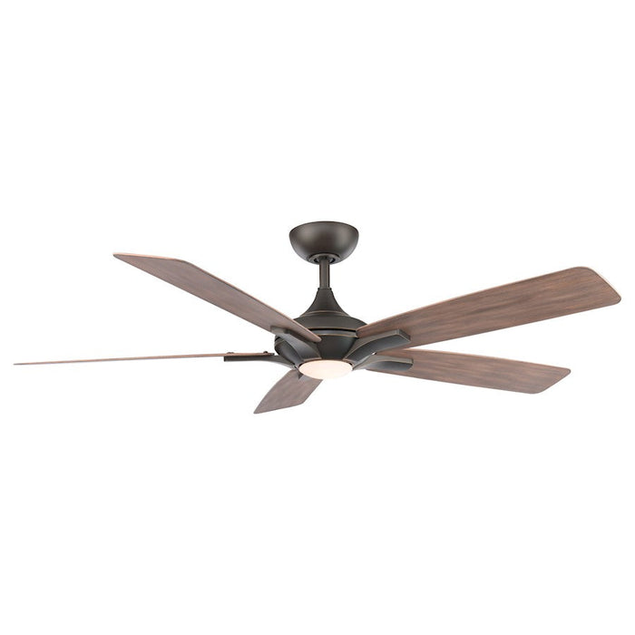 Modern Forms Mykonos 1-LT 5-Blade 3000K Ceiling Fan, Bronze - FR-W2008-60L-OB-BW