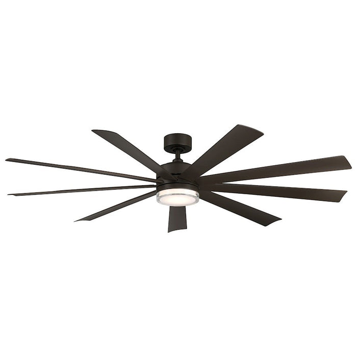 Modern Forms Wynd XL 1-LT 9 Blade 2700K Ceiling Fan, Bronze - FR-W2101-72L-27-BZ