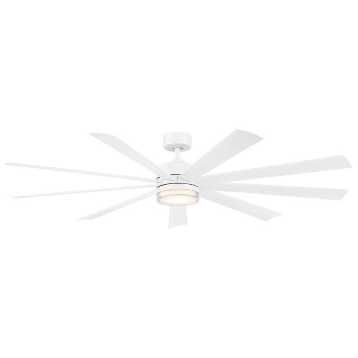 Modern Forms Wynd XL 1 Light 9 Blade 3000K, Ceiling Fan, White - FR-W2101-72L-MW