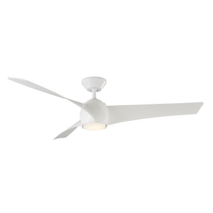 Modern Forms Twirl 1 Light 2700K, Ceiling Fan, White - FR-W2103-58L-27-MW