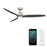 Modern Forms Skylark 3 Blade Ceiling Fan, 3000K, BNK Ebony - FR-W2202-62L-BN-EB