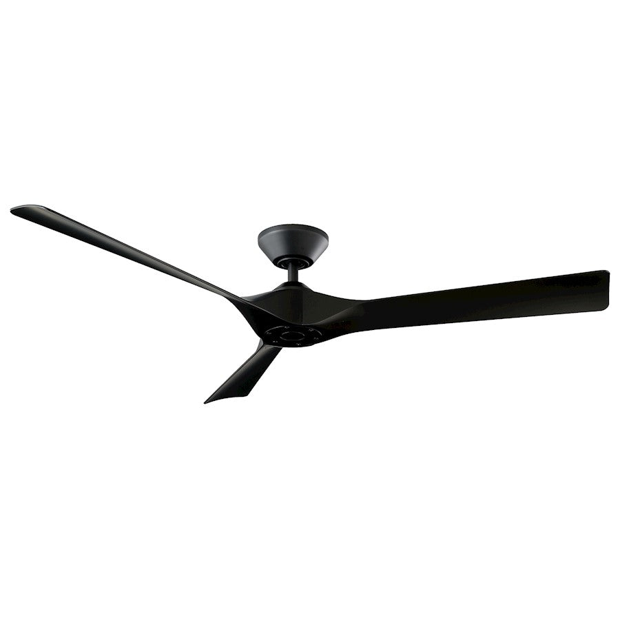 Modern Forms Torque 3-Bld 58" Ceiling Fan, Remote Control, B - FR-W2204-58-MB