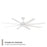 Modern Forms Roboto XL 8 Blade Ceiling Fan