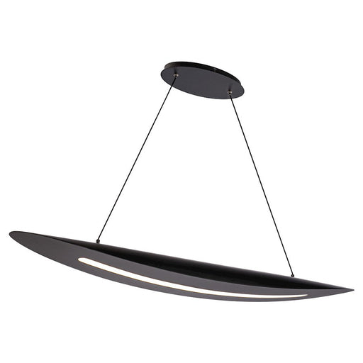 Modern Forms Black Jack 44" LED Linear Pendant 3000K, Black/White - PD-44344-BK