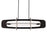 Modern Forms Vesta 50" LED Linear Chandelier 3000K, Black/White