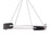 Modern Forms Ilios LED Round Pendant 3000K, Black/White