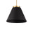 Modern Forms Bentley LED Pendant 3000K, Black/Brass/White