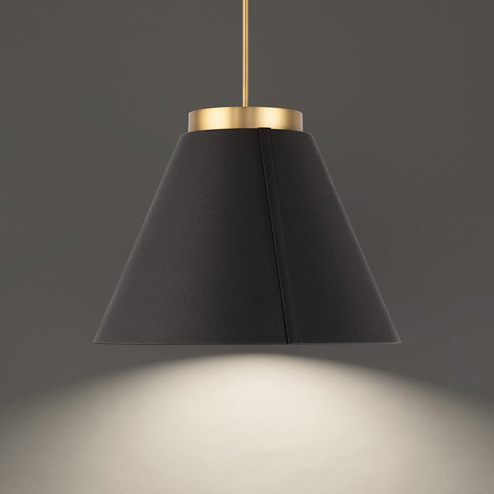 Modern Forms Bentley LED Pendant 3000K, Black/Brass/White