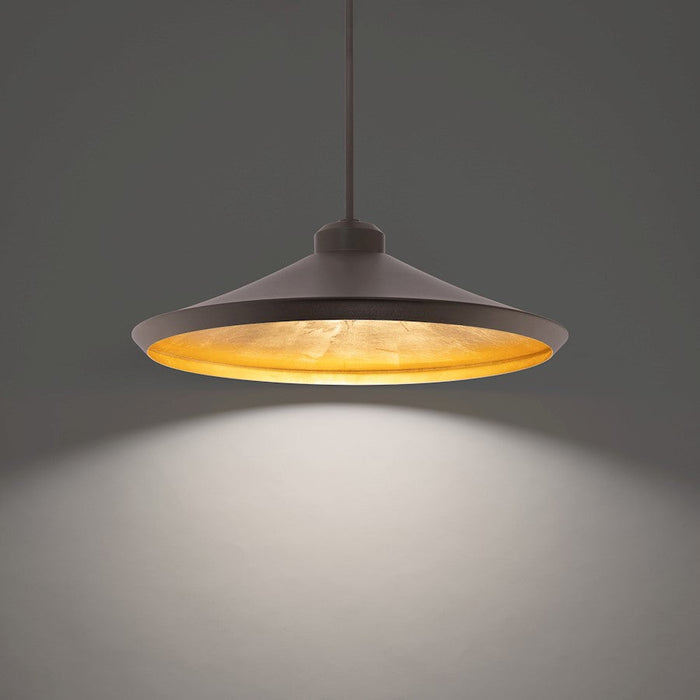 Modern Forms Alfa 24" LED Pendant 3000K, Bronze Gold