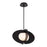 Modern Forms Echelon 16" LED Pendant 3000K, Black/Opal - PD-94316-BK