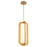 Modern Forms Echelon 22" LED Pendant 3000K, Aged Brass/Opal - PD-94322-AB