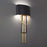 Modern Forms Sartre 32" LED Wall Sconce 3000K, Black/Aged Brass