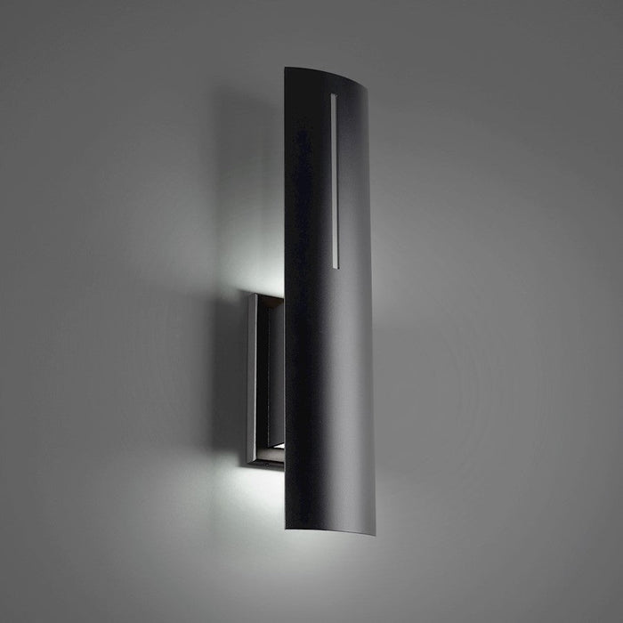 Modern Forms Aegis 20" LED Outdoor Wall Light, Black