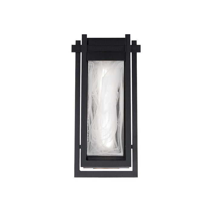 Modern Forms Haze LED Outdoor Wall Light 3000K, Black/Clear/Hazy