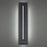 Modern Forms Midnight 36" LED Outdoor Wall Light, Black/White