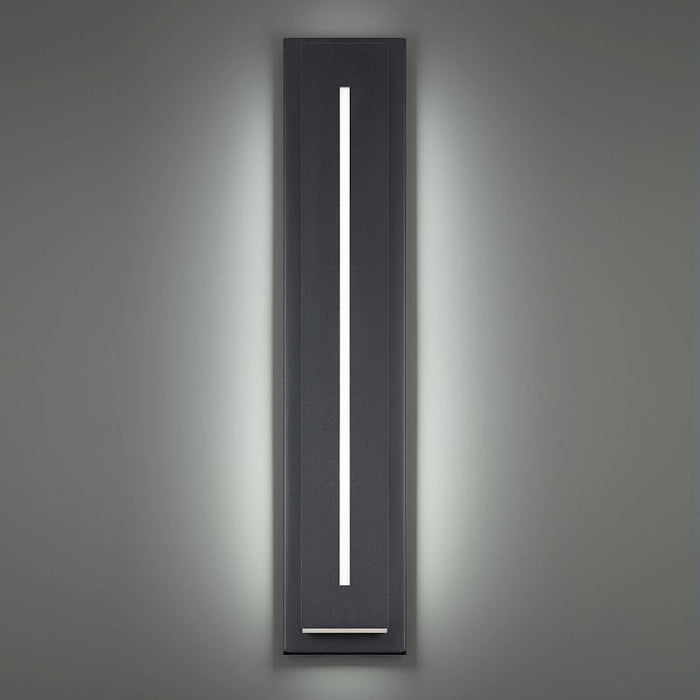 Modern Forms Midnight 36" LED Outdoor Wall Light, Black/White