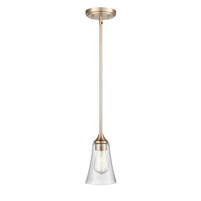 Millennium Natalie 1 Light 46.5" Pendant, Modern Gold/Clear - 1461-MG