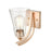 Millennium Lighting Natalie 1 Light Wall Sconce, Clear