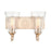 Millennium Lighting Natalie 2 Light Vanity, Modern Gold/Clear - 1492-MG