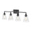 Millennium Lighting Caily 4 Light Vanity, Clear