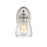 Millennium Lighting 1 Light 9.75" Sconce, Nickel/Clear Seeded - 2461-BN