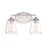 Millennium Lighting 2 Light Vanity Light, Chrome/Clear Seeded - 2462-CH