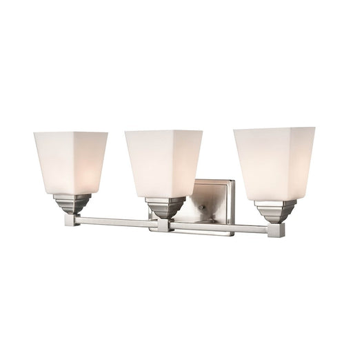 Millennium Lighting 3 Light 8.25" Vanity, Brushed Nickel/Clear - 26003-BN