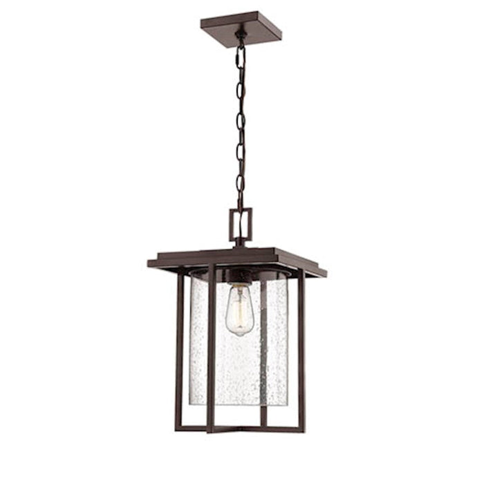 Millennium Adair 1 Light 13" Outdoor Hanging Lantern, Bronze - 2625-PBZ