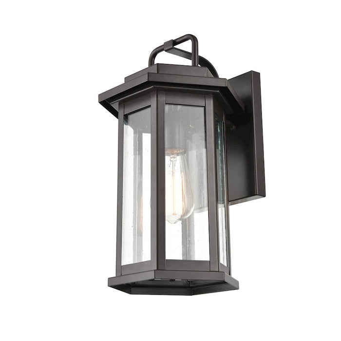 Millennium Lighting Ellis 1 Light Outdoor Wall, PC Bronze/Clear Seed - 2683-PBZ