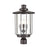 Millennium Lighting Belvoir 4 Light Post Lantern, PC Bronze/Clear - 2699-PBZ